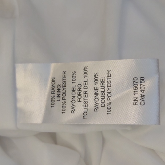 +SZ NWT White Sleeveless Maxi Dress SZ 3X By Nina Leonard - Picture 9 of 11